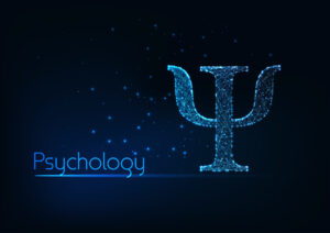 Griechischer Buchstabe, Symbol der Psychologie, Wissenschaft und Therapie